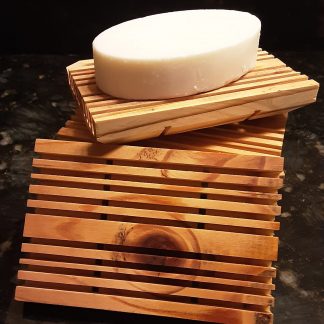 handmade cedar soap dish