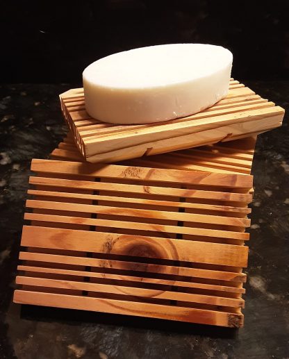 handmade cedar soap dish