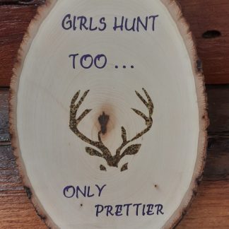 Girls Hunt Too Gun Powder Silhouette