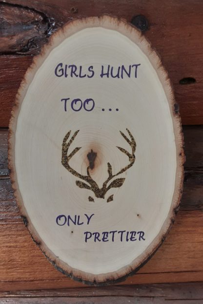 Girls Hunt Too Gun Powder Silhouette