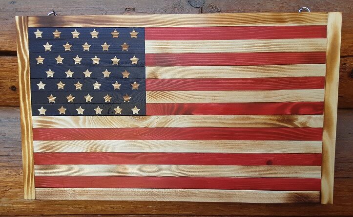 Rustic American Flag
